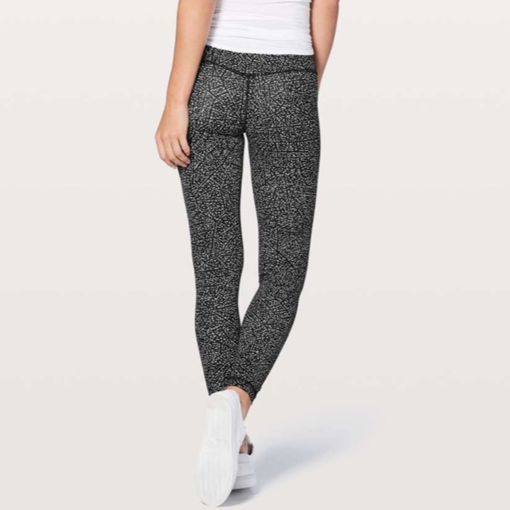 lululemon athletica Black & White Patterned Leggings